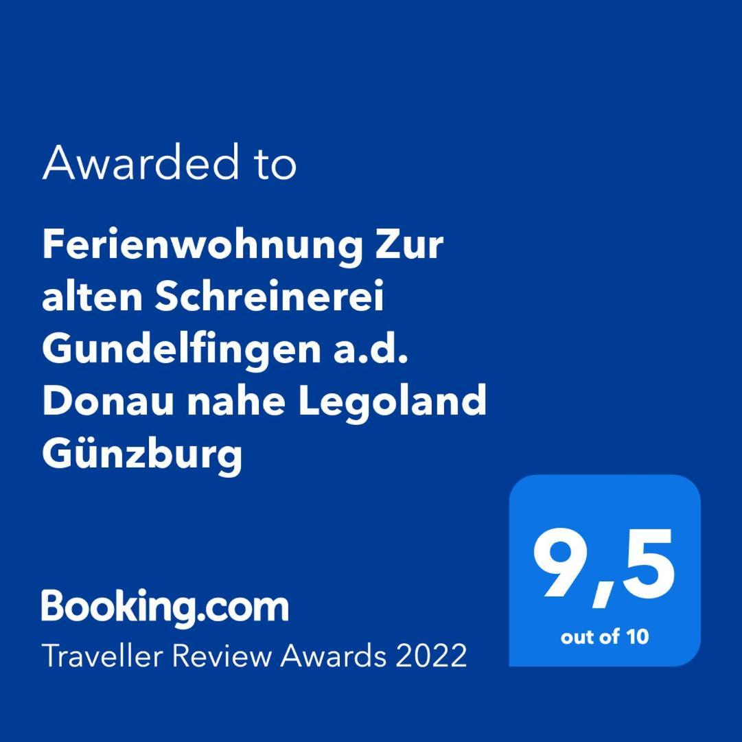 Ferienwohnung "Zur Alten Schreinerei" Gundelfingen - Donau Gundelfingen an der Donau Exteriör bild